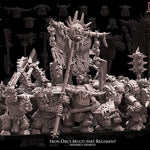 3D printed Iron Orc Regiment x8 by Avatars of War