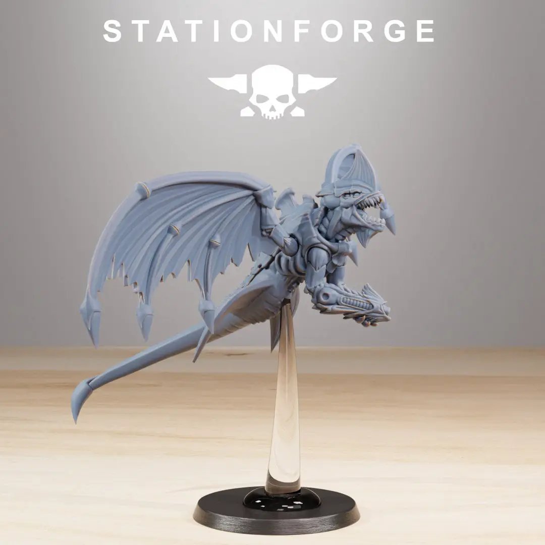 3D Printed Xenarid Flyers x10 by StationForge Miniatures by Last Hope Miniatures