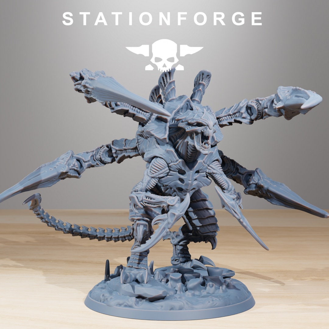 3D Printed Xenarid  Ravager Howler by StationForge Miniatures
