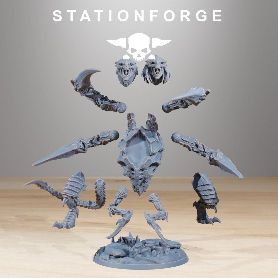 3D Printed Xenarid  Ravager Howler by StationForge Miniatures