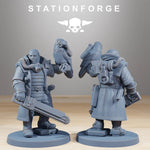 3D Printed National Guard Captain Julius by StationForge Miniatures by Last Hope Miniatures
