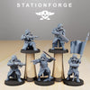 3D Printed GrimGuard Command Force by StationForge Miniatures by Last Hope Miniatures