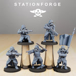 3D Printed GrimGuard Command Force by StationForge Miniatures by Last Hope Miniatures