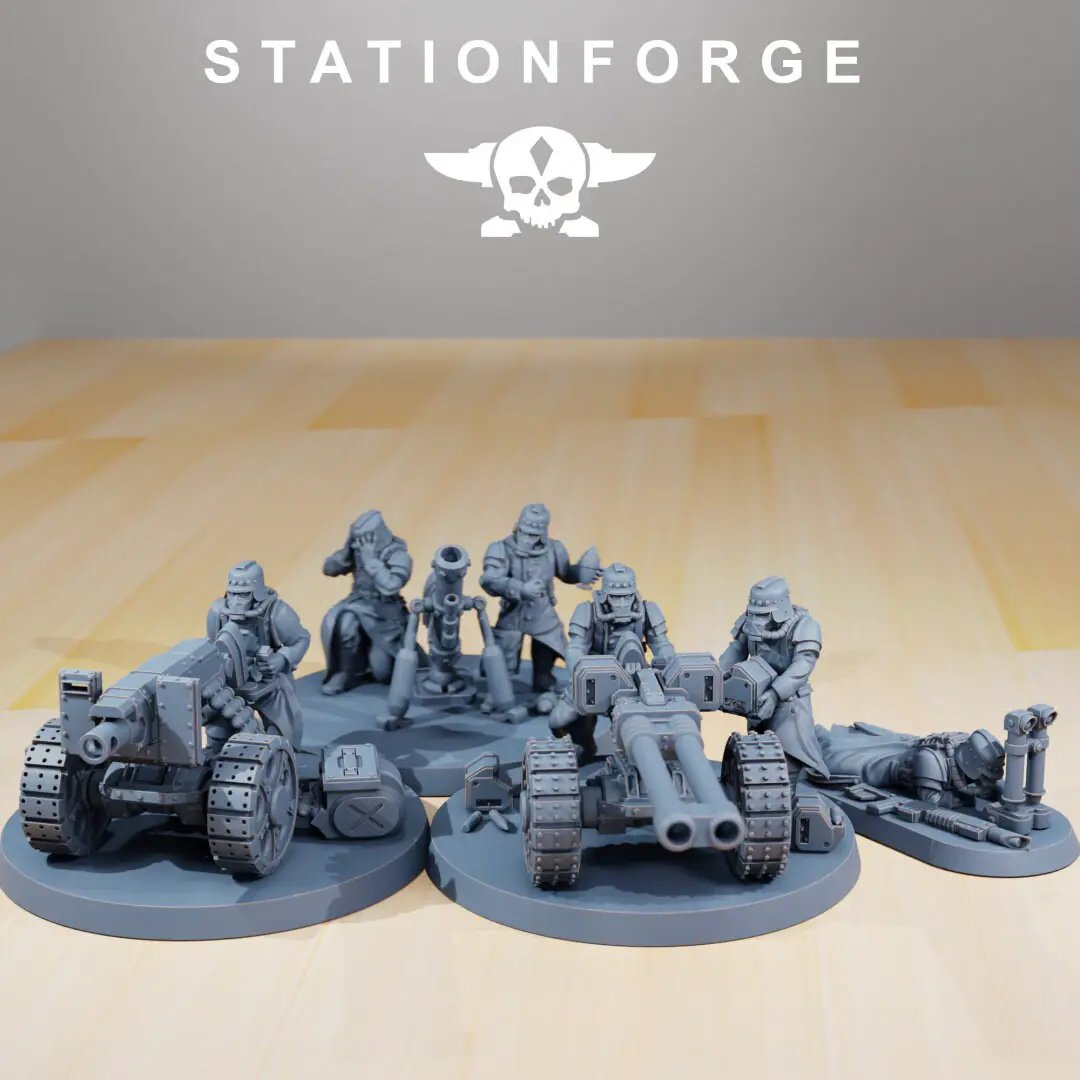 3D Printed GrimGuard Decimators by StationForge Miniatures by Last Hope Miniatures