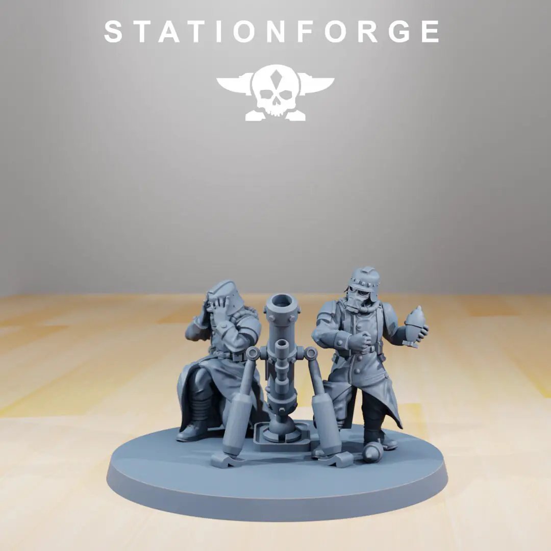 3D Printed GrimGuard Decimators by StationForge Miniatures by Last Hope Miniatures