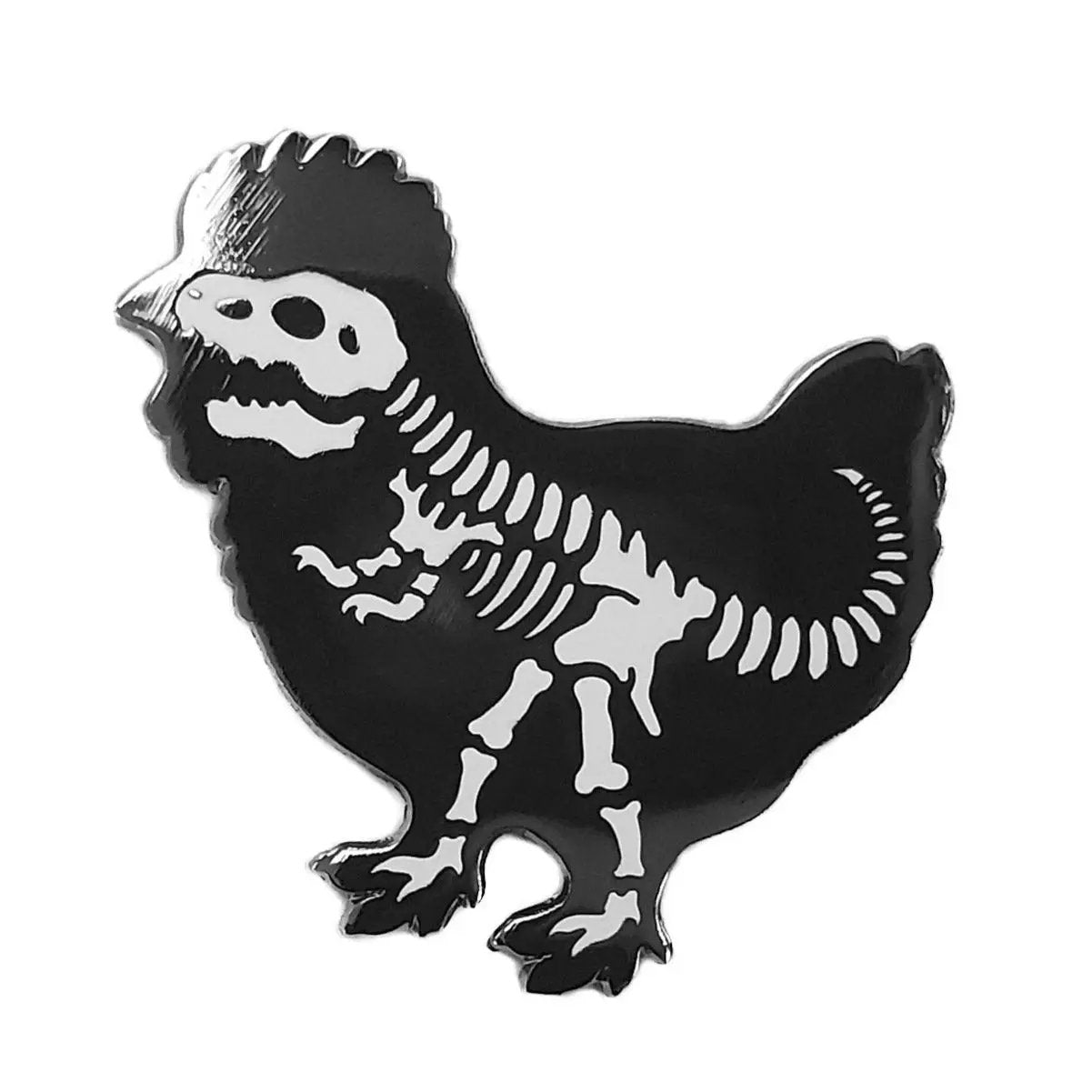 Kolorspun Chicken Dinosaur golf ball marker on a golf tee, showcasing vibrant colors and playful dinosaur design.