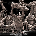 3D printed Swamp Trolls x5 by Avatars of War by Last Hope Miniatures