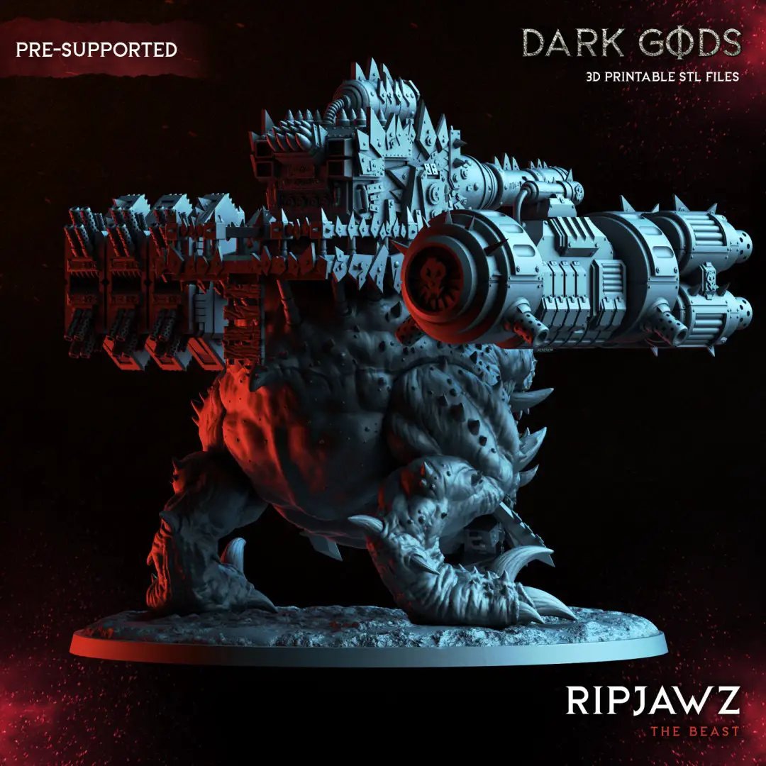 3D Printed RipJawz by Dark Gods Miniatures by Last Hope Miniatures