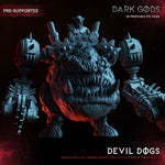 3D Printed Orc Devil Dog by Dark Gods Miniatures