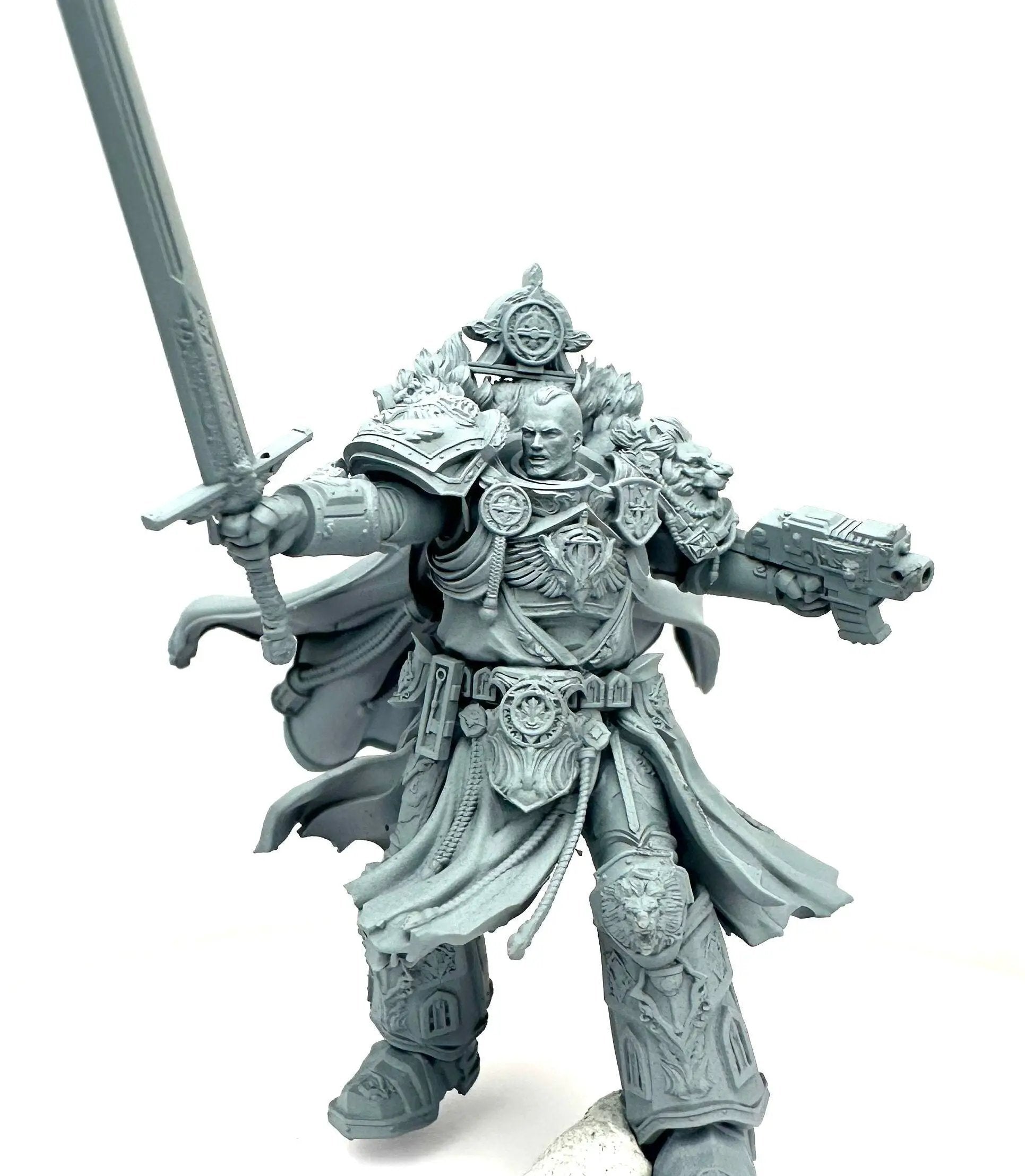 3D Printed Knight of the Round Table by 3DArtGuy Miniatures by Last Hope Miniatures