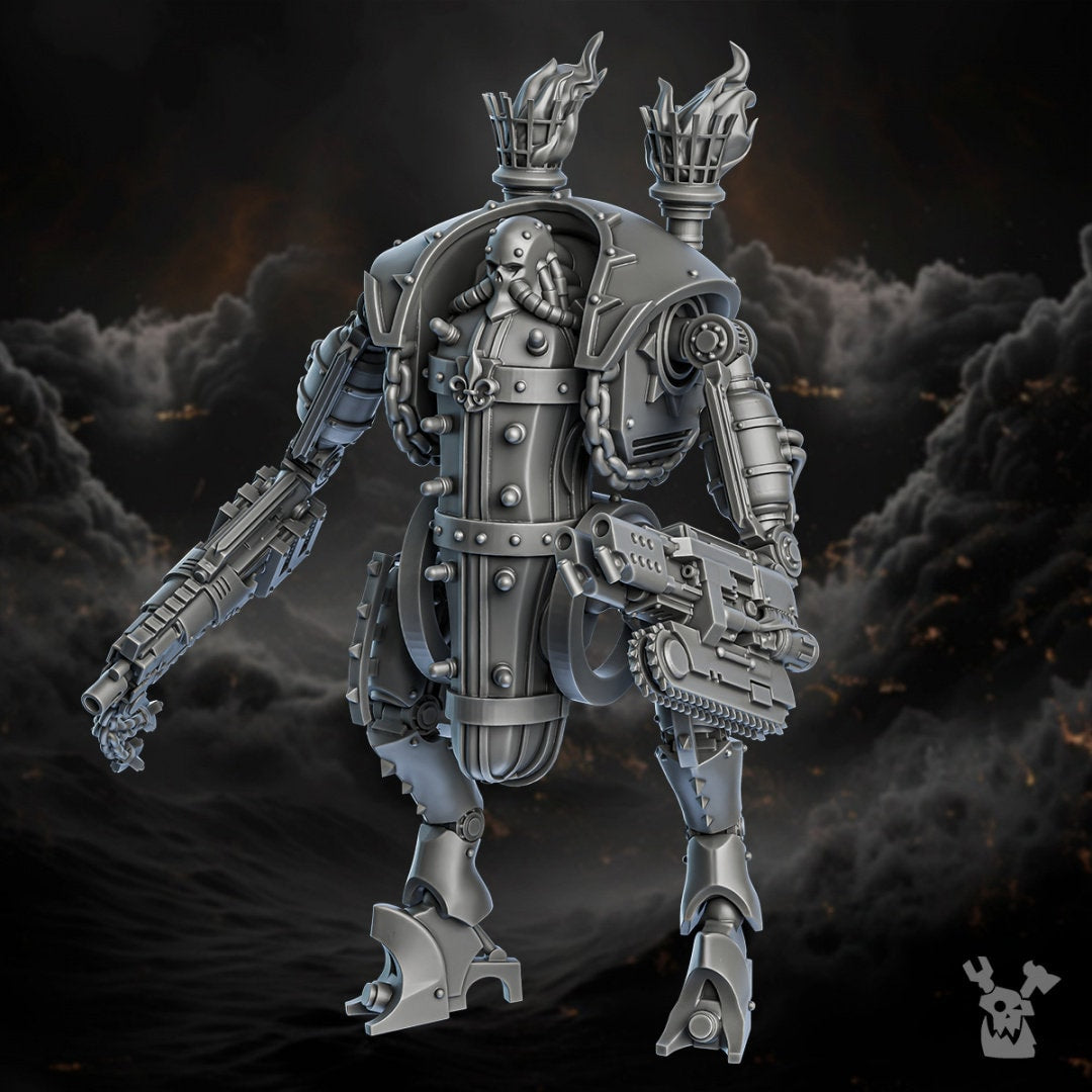 3d Printed Ironpain Engine by DakkaDakka Miniatures by Last Hope Miniatures