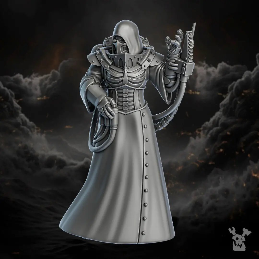 3d Printed Order of Repentance Medic by DakkaDakka Miniatures by Last Hope Miniatures