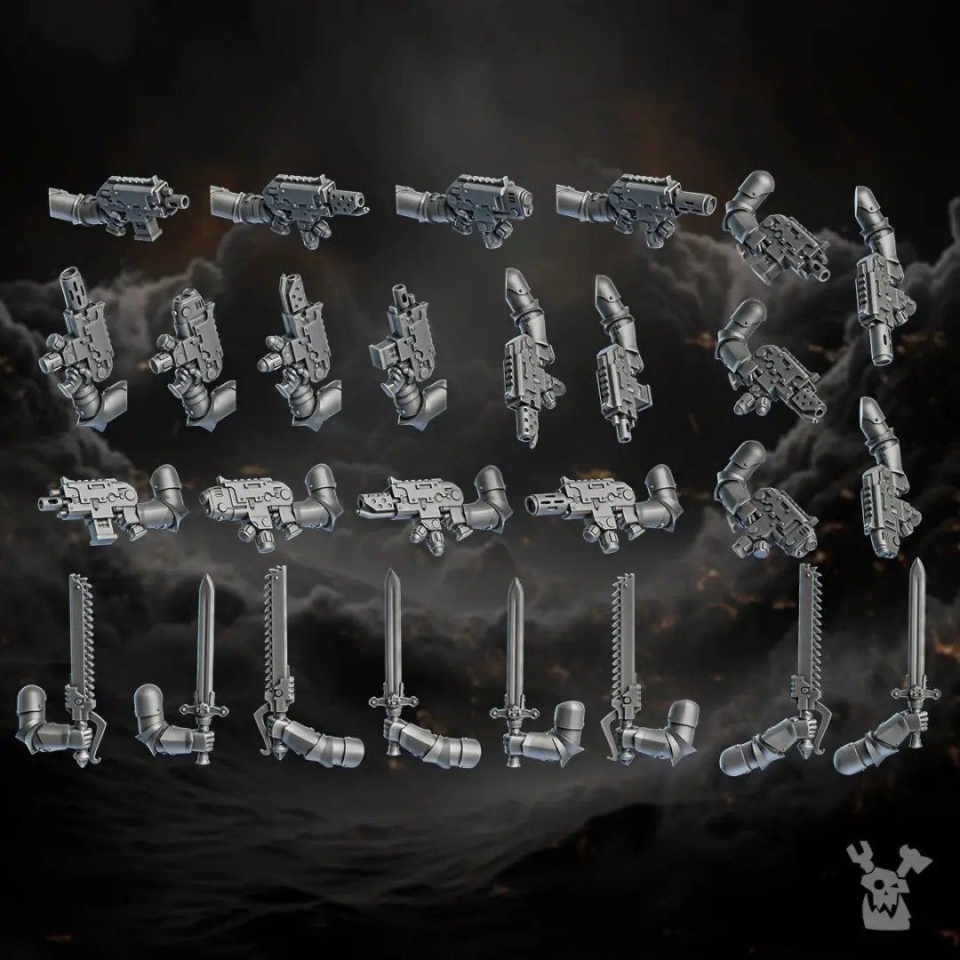 3d Printed Retribution Angels Build Kit by DakkaDakka Miniatures by Last Hope Miniatures