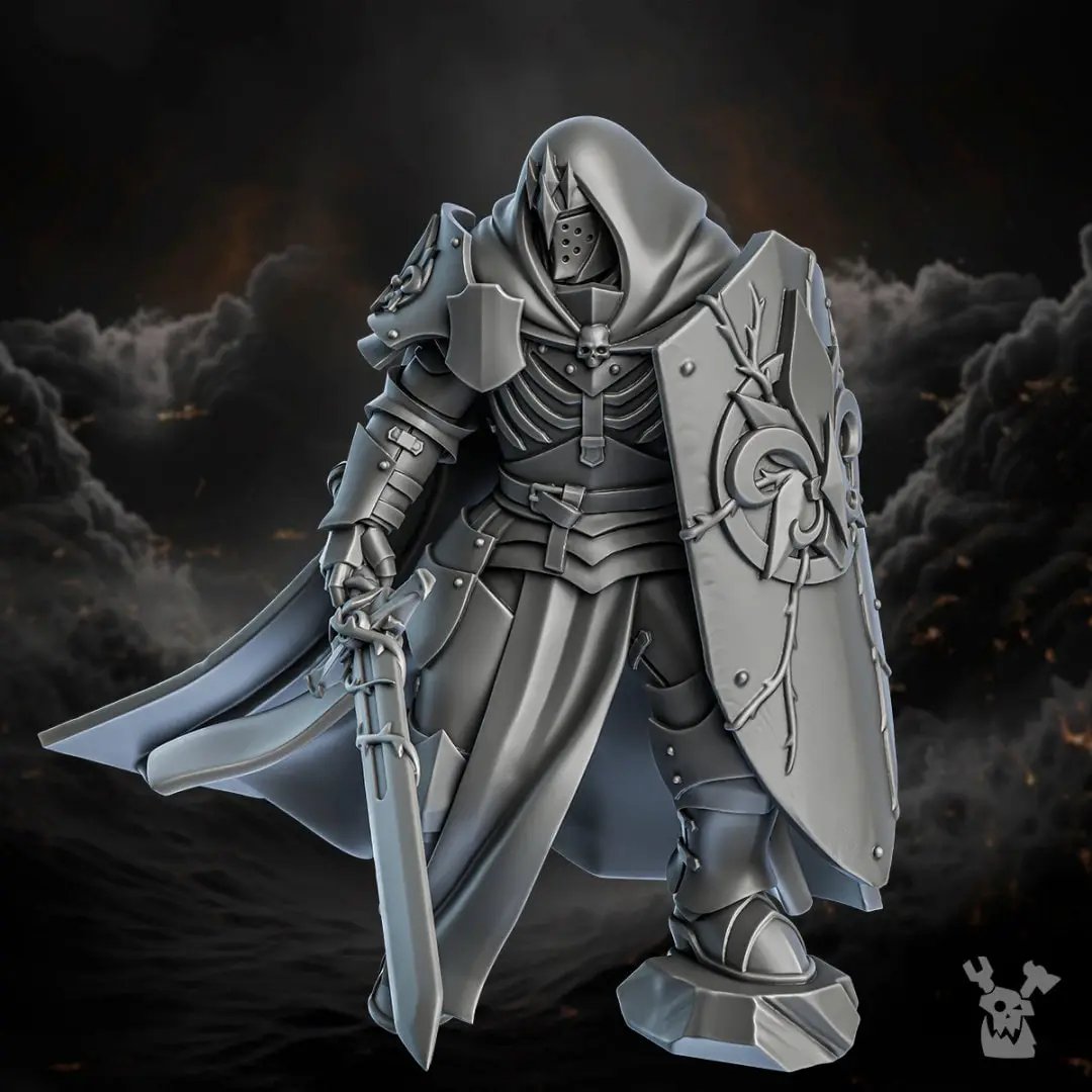 3d Printed Knights of the Thorn by DakkaDakka Miniatures by Last Hope Miniatures