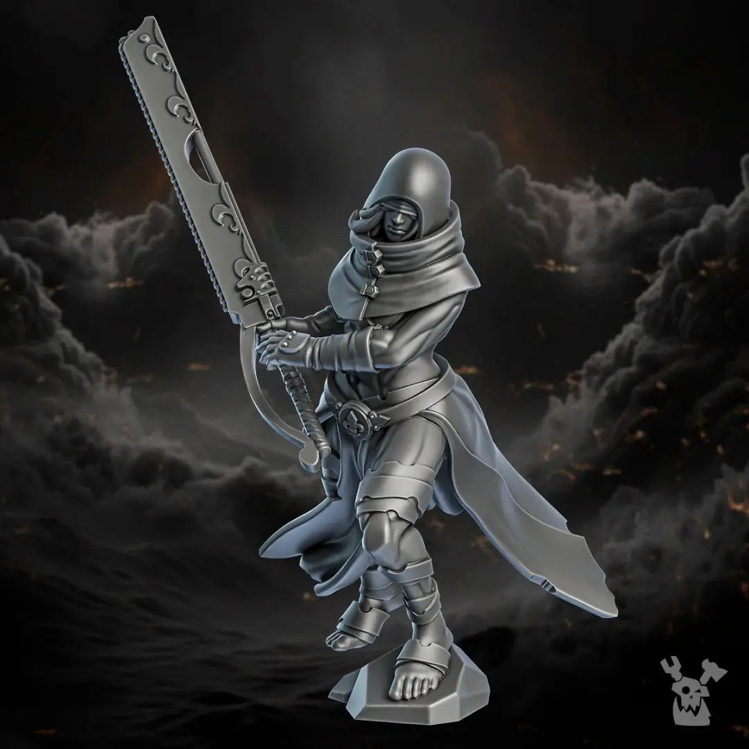 3d Printed Redeemers Sister Squad by DakkaDakka Miniatures by Last Hope Miniatures