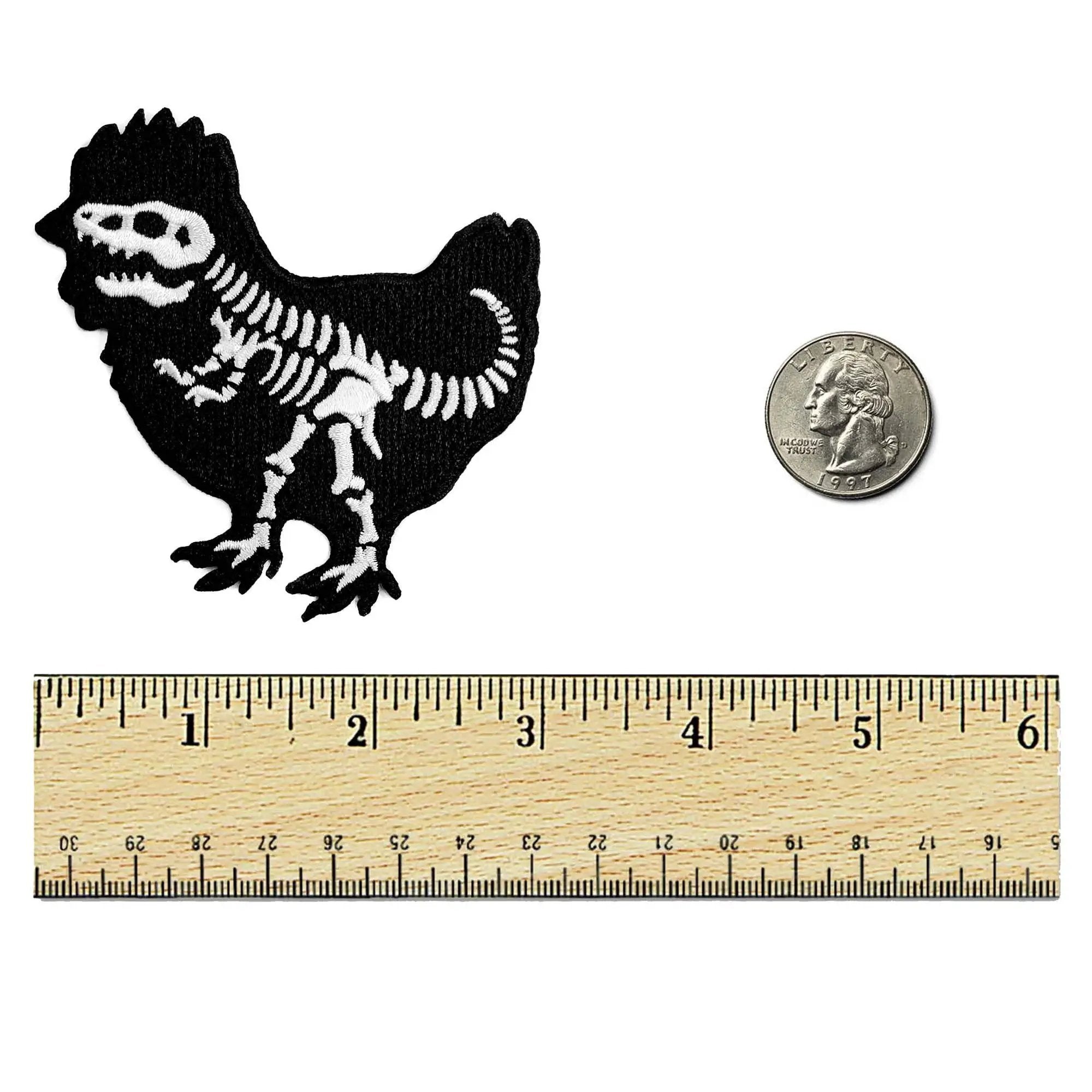 Chicken Dinosaur Patch by Kolorspun