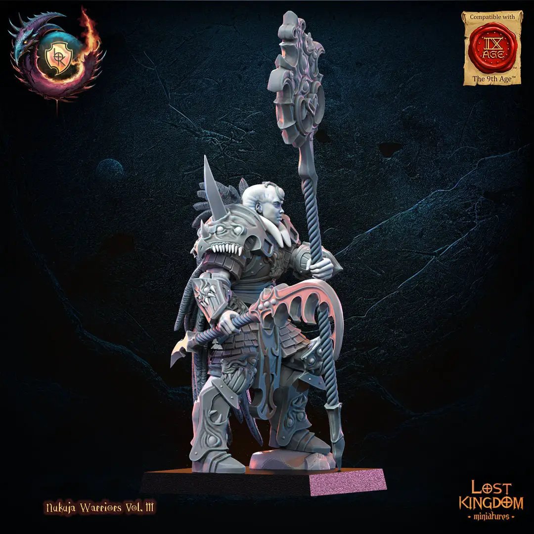 3D Printed Chaotic Sorceress by Lost Kingdom Miniatures by Last Hope Miniatures