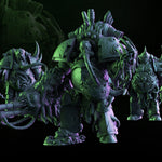 3D Printed Toxin and his Infected by Dark Gods Miniatures