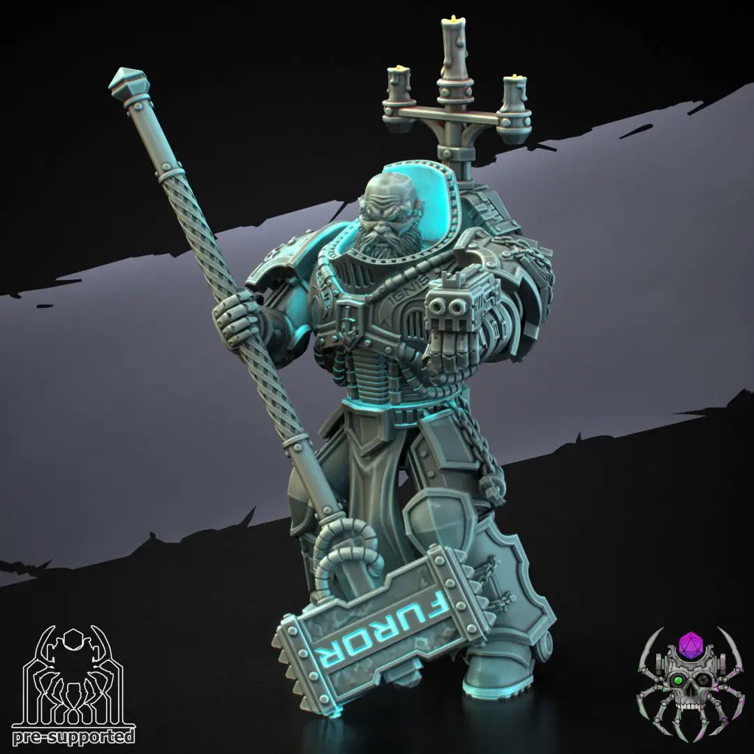 3D Printed Demon Hunters Battle Squad by EightLegsMiniatures by Last Hope Miniatures