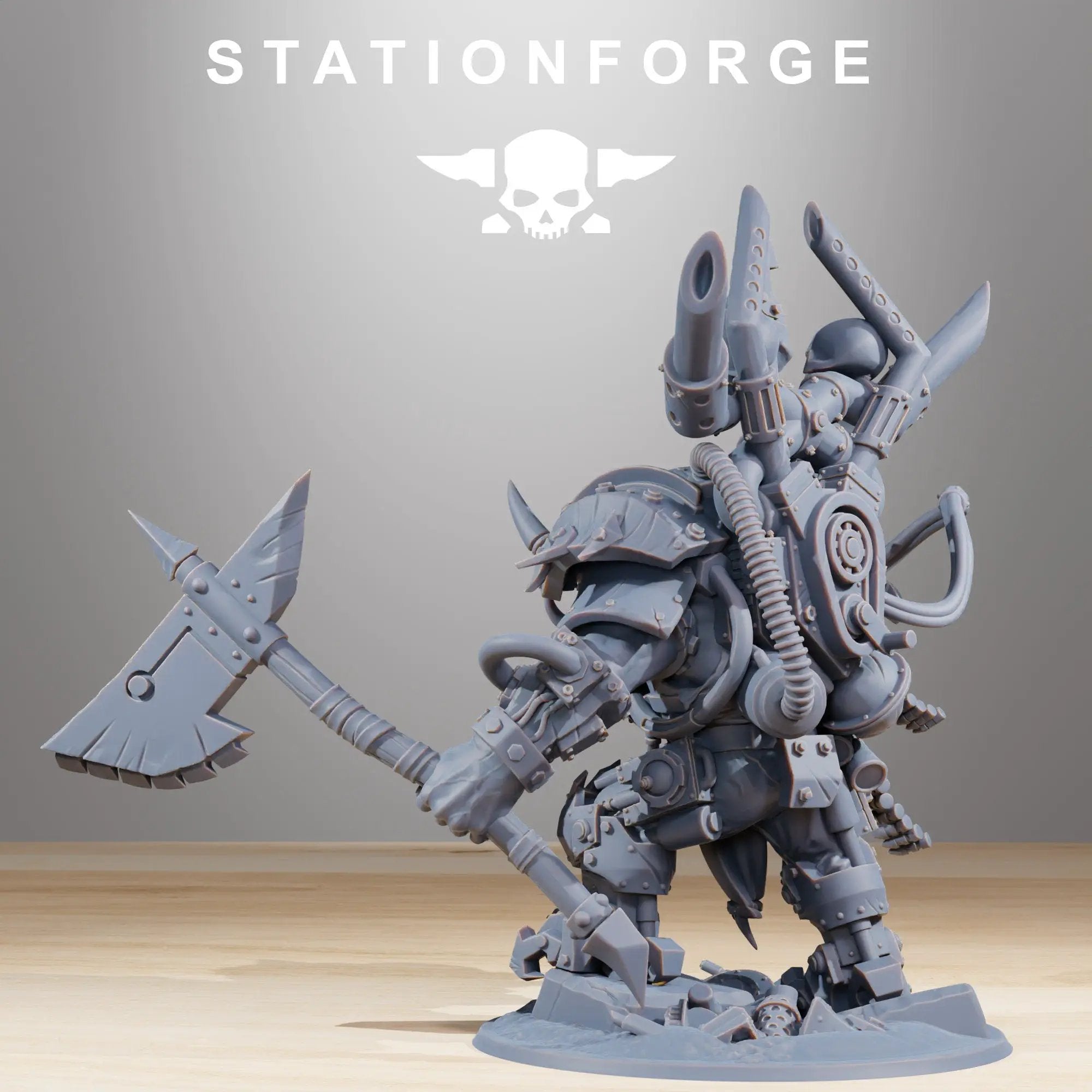 3d Printed Ork Troll Boss by StationForge Miniatures by Last Hope Miniatures
