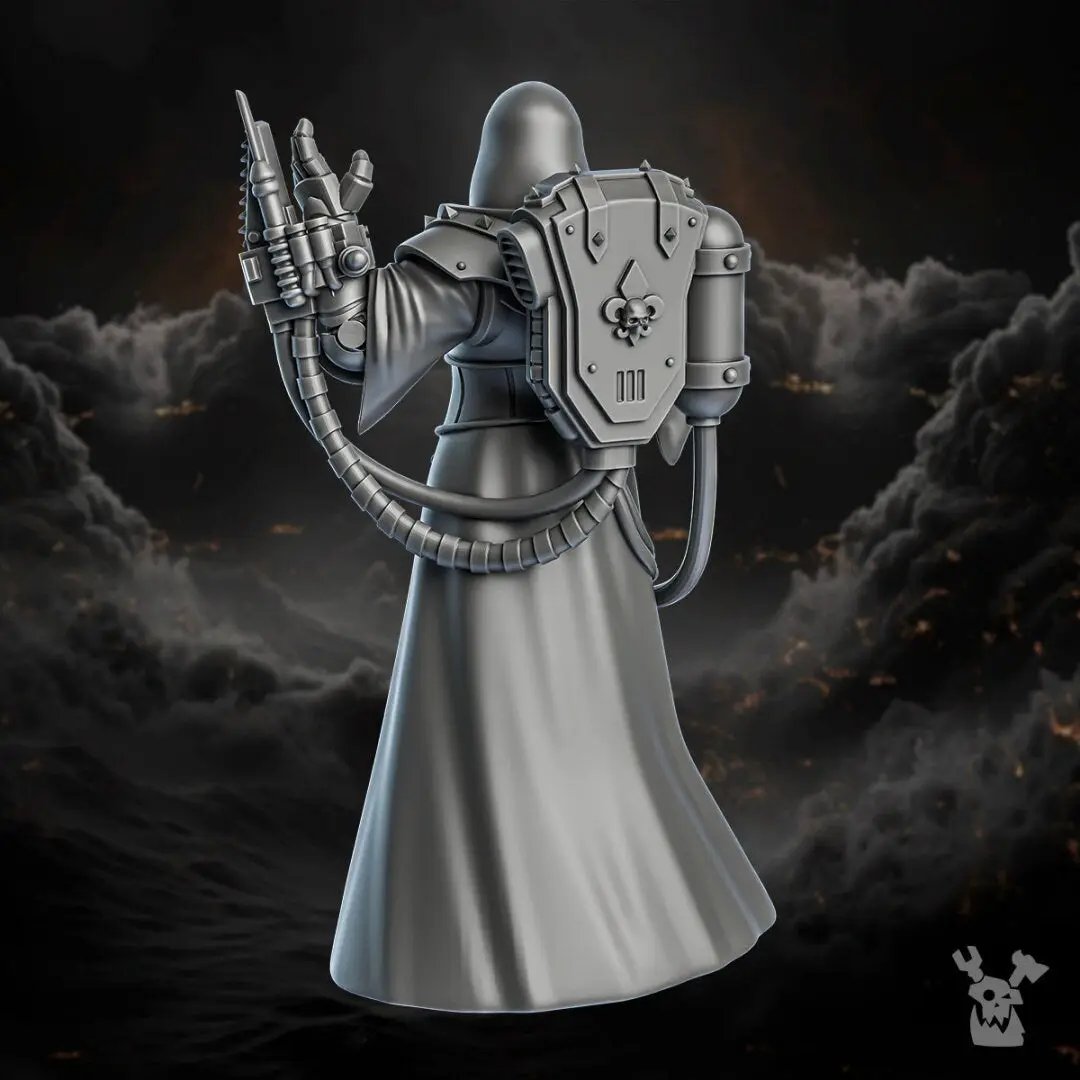 3d Printed Order of Repentance Medic by DakkaDakka Miniatures by Last Hope Miniatures