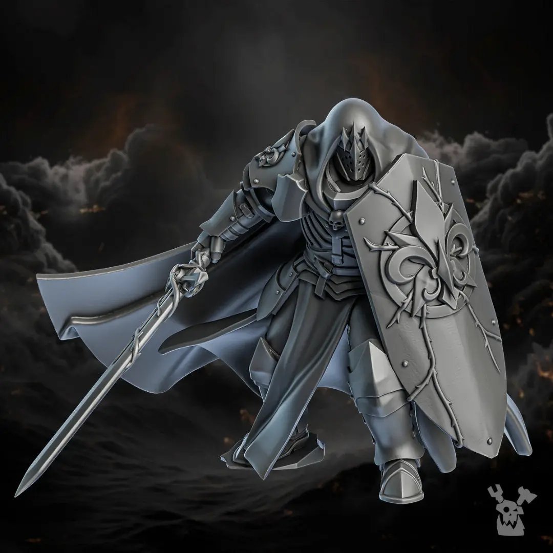 3d Printed Knights of the Thorn by DakkaDakka Miniatures by Last Hope Miniatures