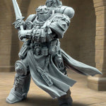 3D Printed Knight Crusader Marine Miniature by 3DArtGuy