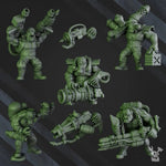 3d Printed Ork Burnerz by DakkaDakka Miniatures by Last Hope Miniatures
