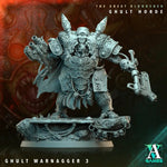 3D Printed Ghult Warnagger by Archvillain Games by Last Hope Miniatures