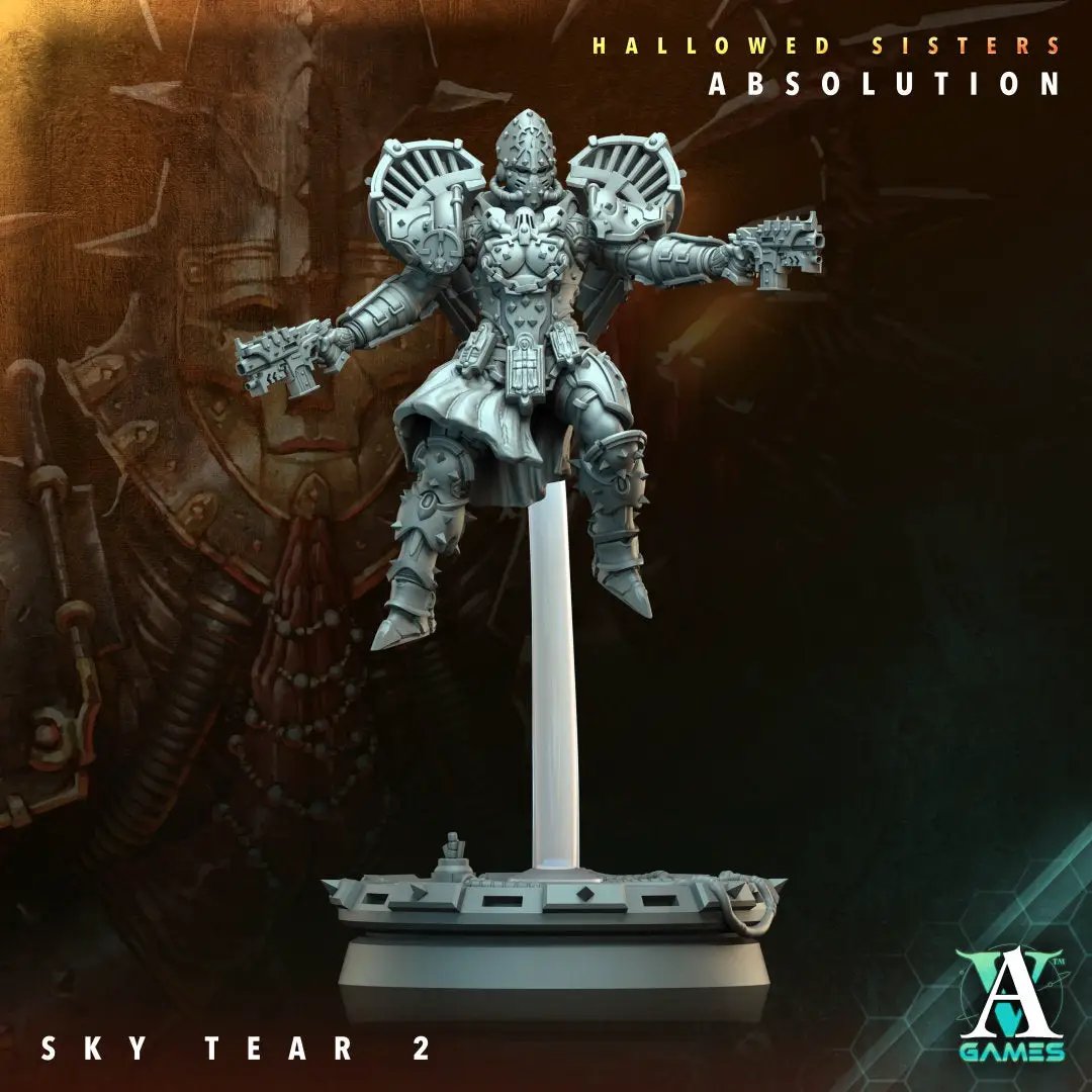 3D Printed Sky Tear by Archvillain Games by Last Hope Miniatures