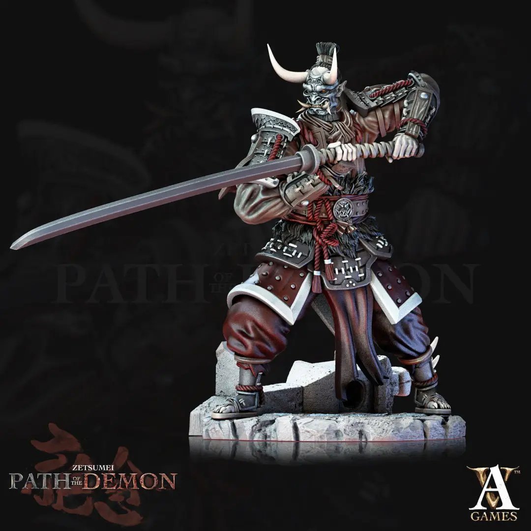 3D Printed Senshi by Archvillain Games by Last Hope Miniatures