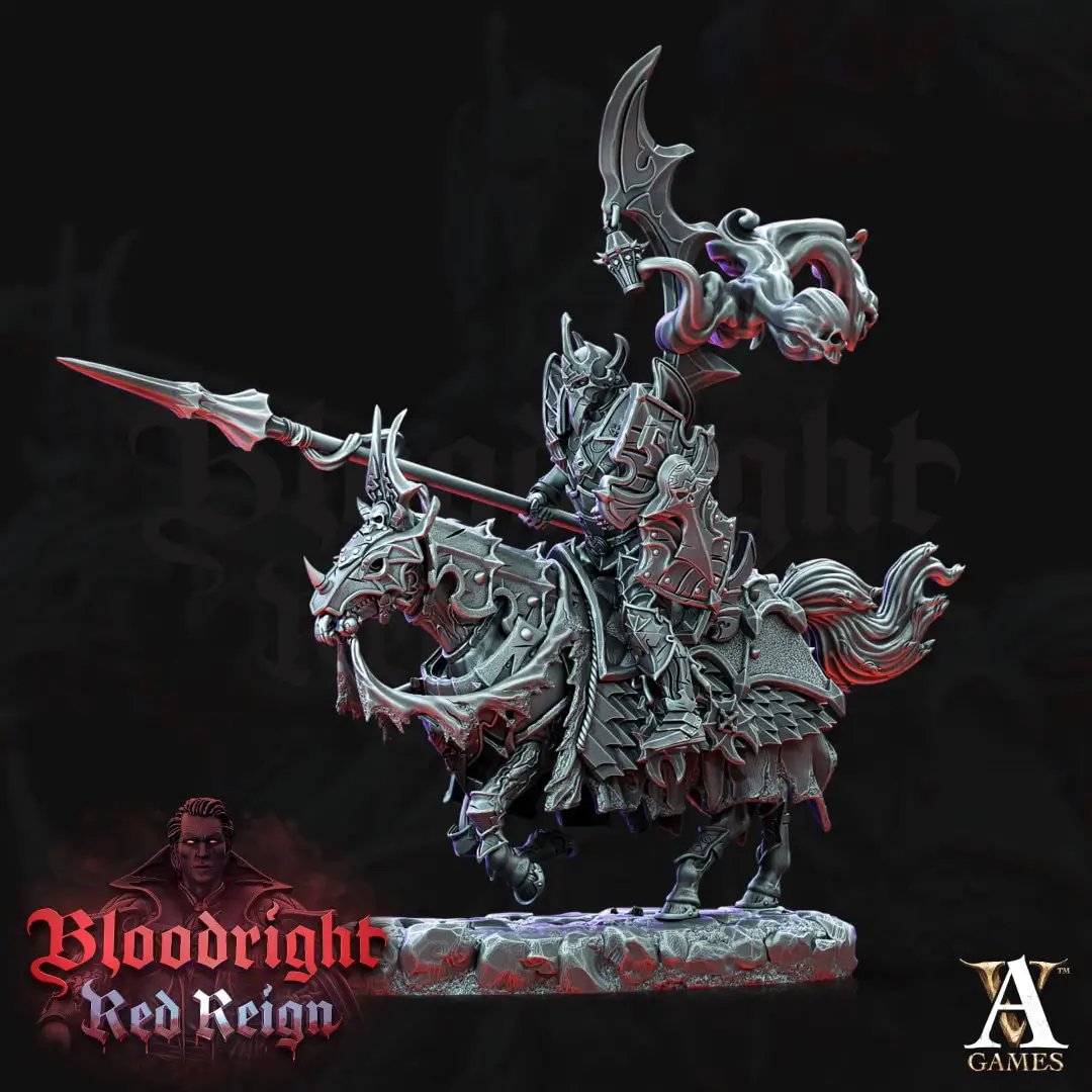 3D Printed Dread Hussar by Archvillain Games by Last Hope Miniatures