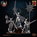 3D Printed Succubi Command Group by Lost Kingdom Miniatures by Last Hope Miniatures