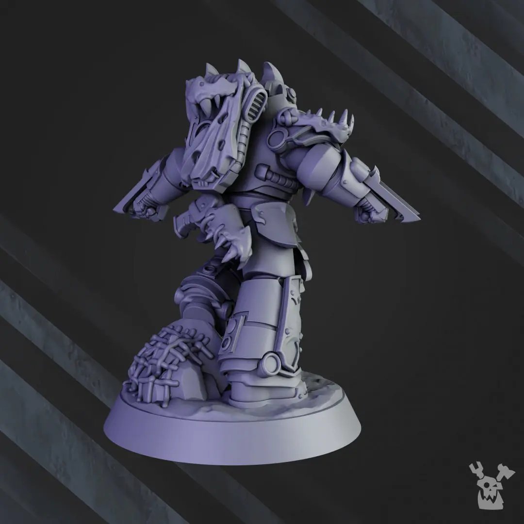 3d Printed Tangaroa the Ocean Beast by DakkaDakka Miniatures by Last Hope Miniatures