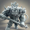 3d Printed Ork Brute Warboss by Meshbrain Labs Miniatures