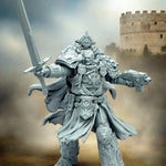 3D Printed Knight of the Round Table by 3DArtGuy Miniatures by Last Hope Miniatures