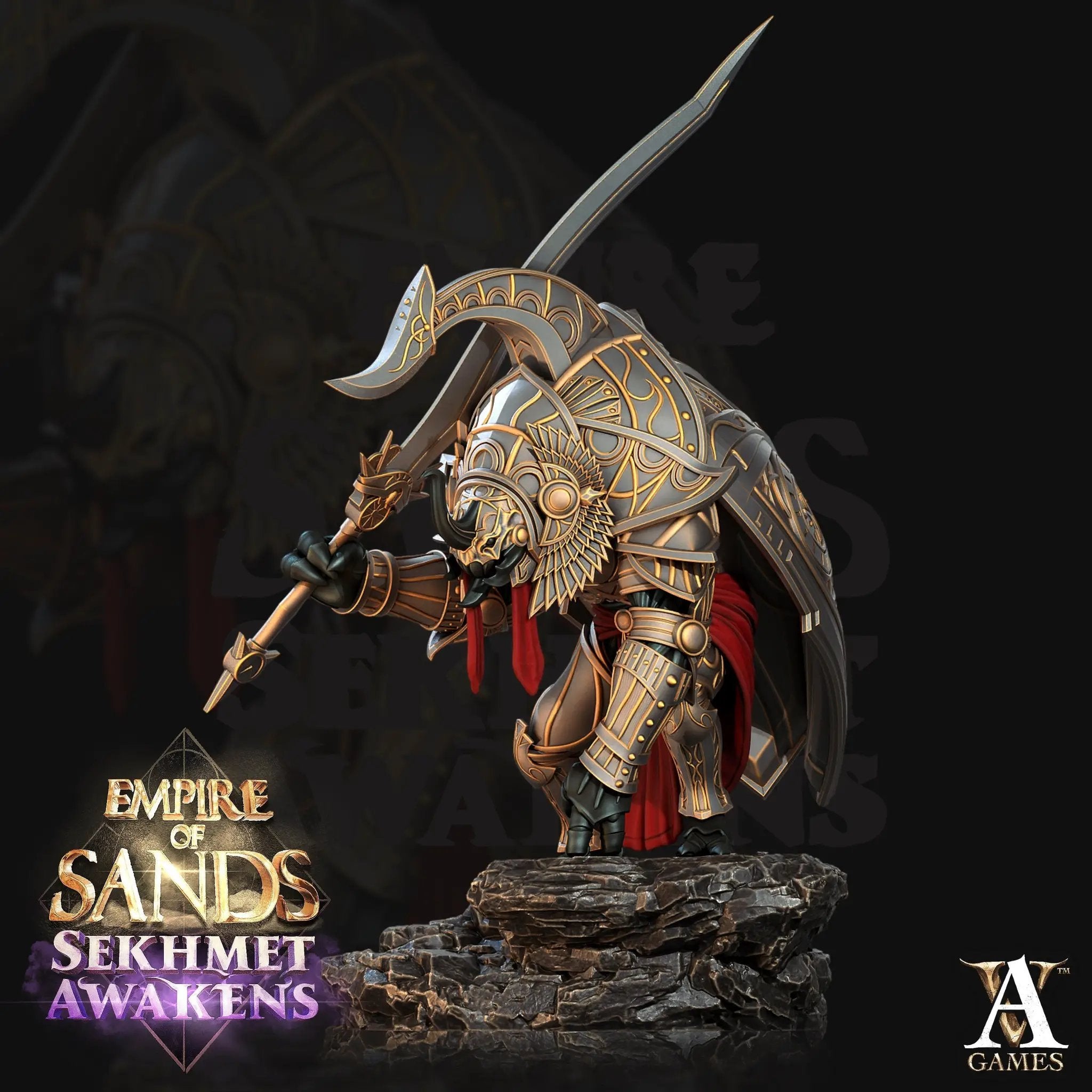 3D Printed Golden Scarabs by Archvillain Games by Last Hope Miniatures