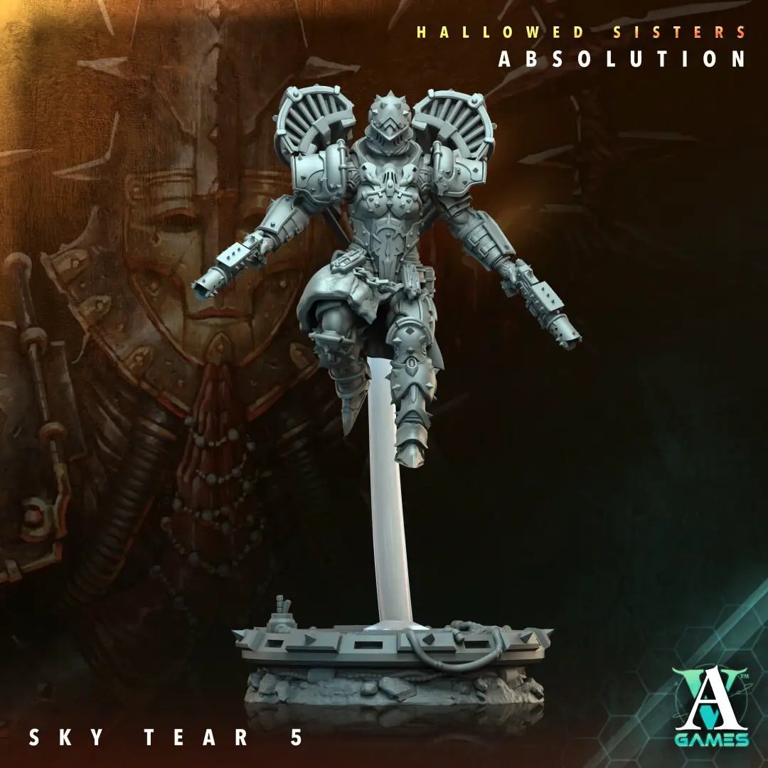 3D Printed Sky Tear by Archvillain Games by Last Hope Miniatures