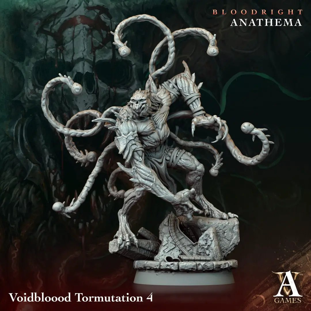 3D Printed Voidblood Tormutation by Archvillain Games by Last Hope Miniatures