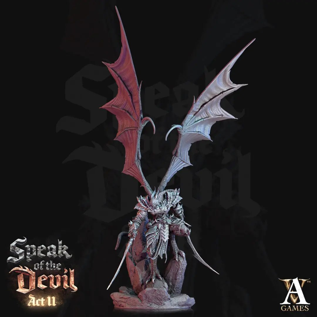 3D Printed Agonite Devil by Archvillain Games by Last Hope Miniatures