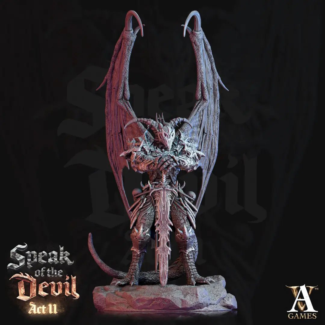 3D Printed Agonite Devil by Archvillain Games by Last Hope Miniatures