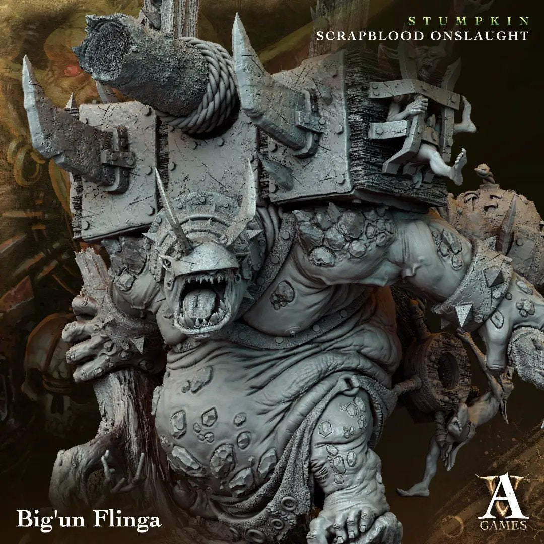 3D Printed Big'Un Flinga by Archvillain Games by Last Hope Miniatures