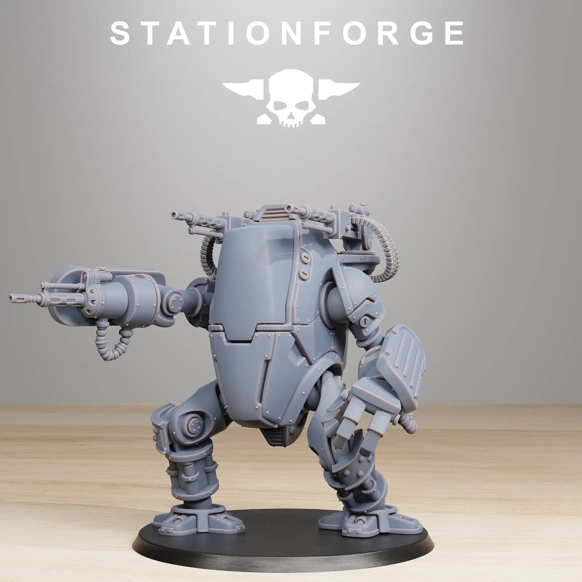 3D Printed Scavenger Clanker by StationForge Miniatures by Last Hope Miniatures