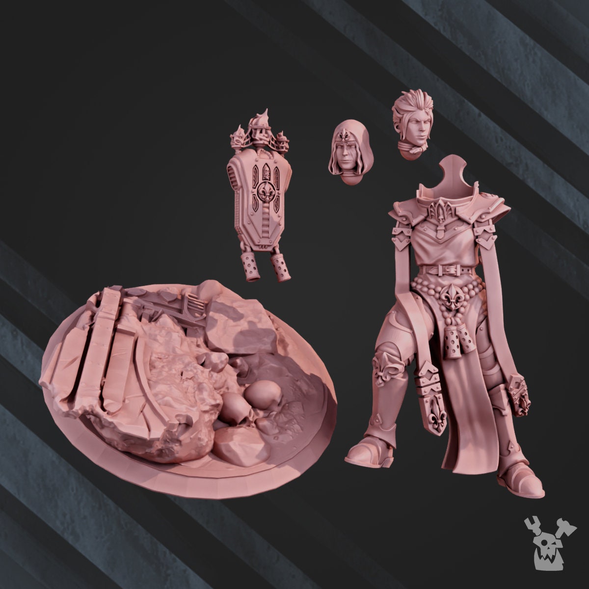 3d Printed High Sister by DakkaDakka Miniatures