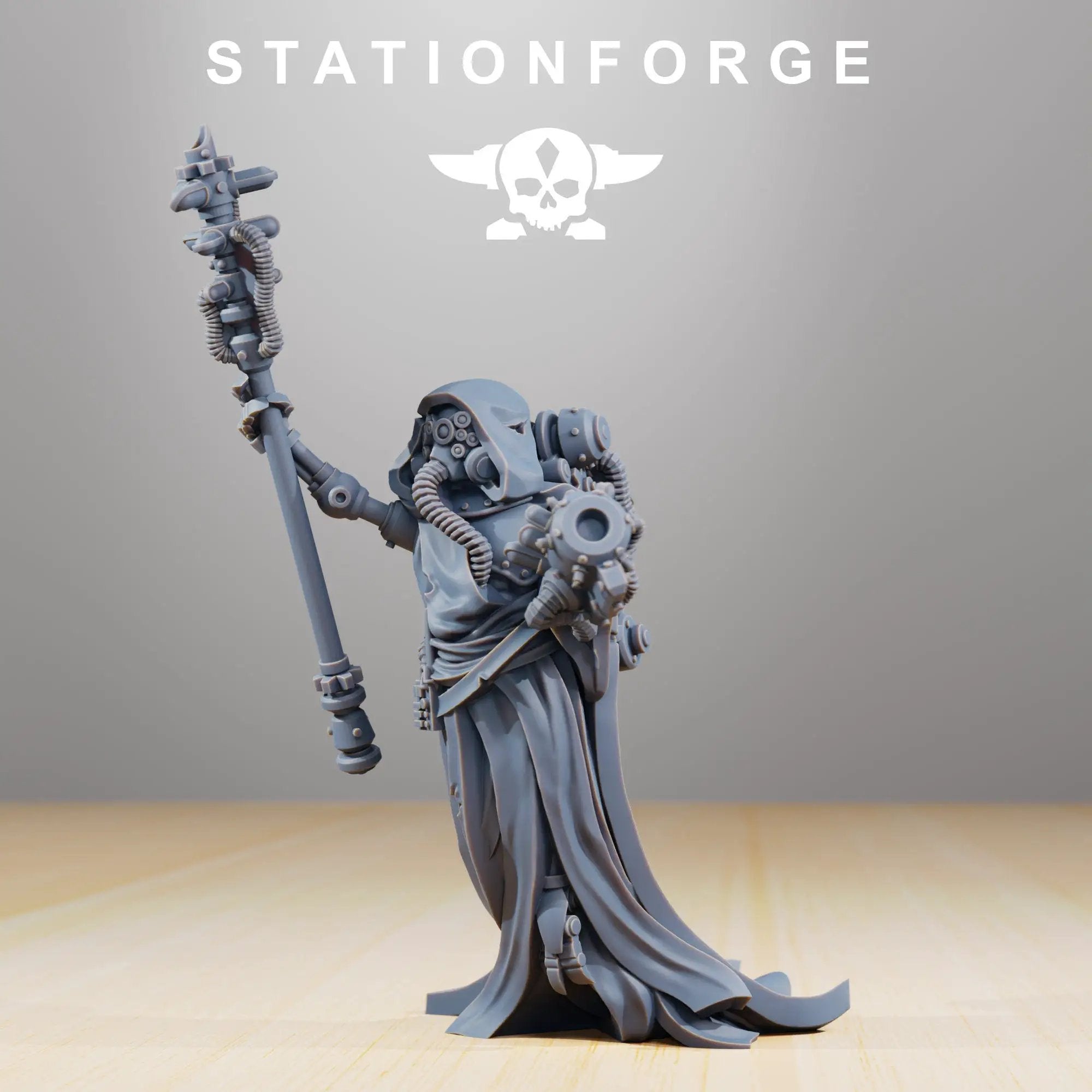 3D Printed Scavenger Electro Lights by StationForge Miniatures by Last Hope Miniatures
