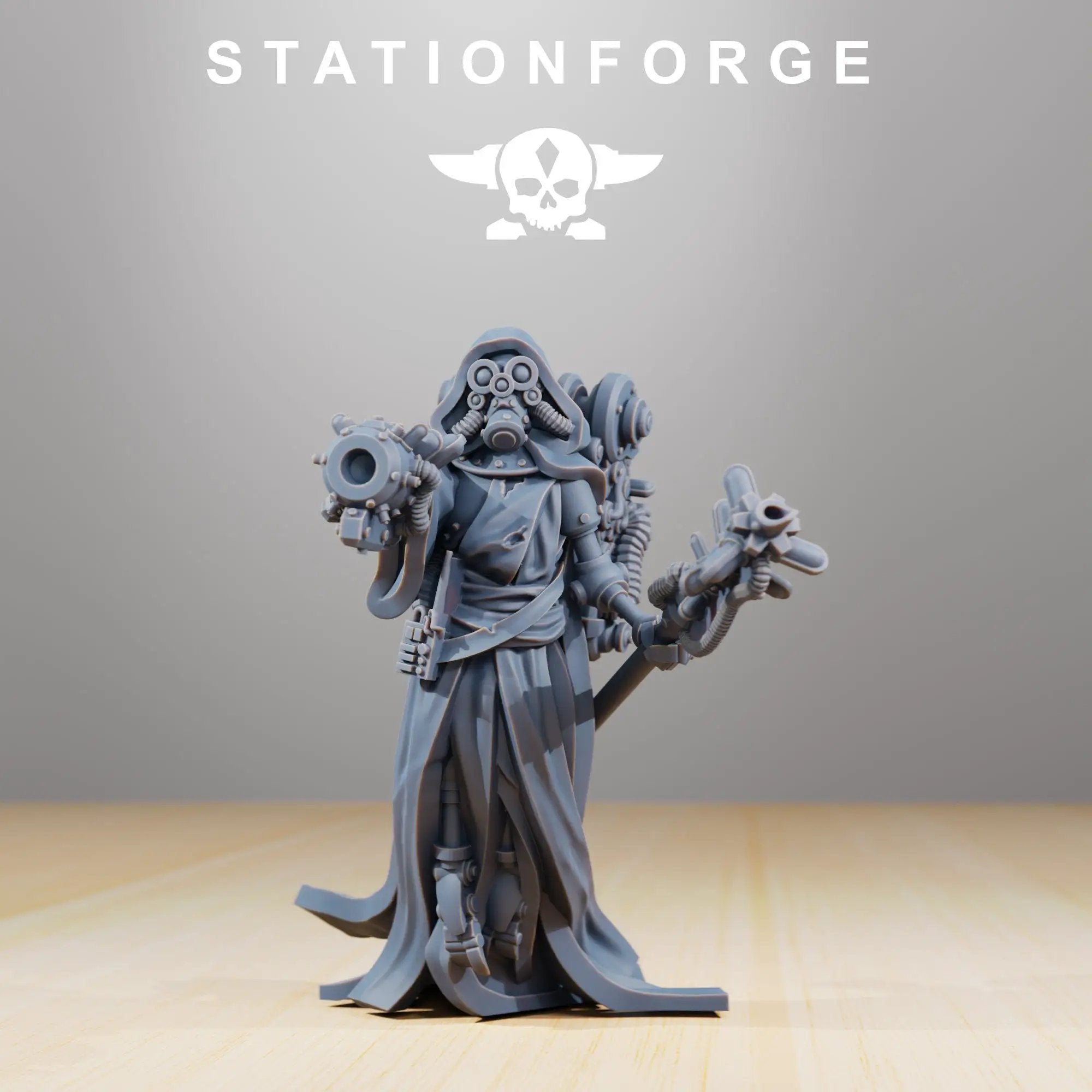 3D Printed Scavenger Electro Lights by StationForge Miniatures by Last Hope Miniatures