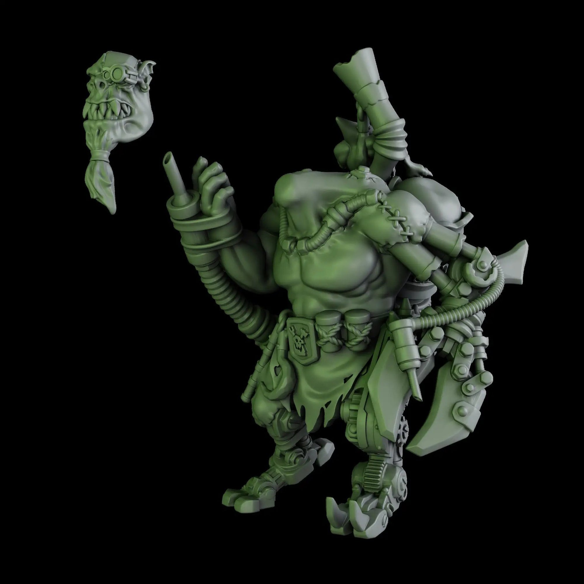 3d Printed Lecta Sawbones by DakkaDakka Miniatures by Last Hope Miniatures