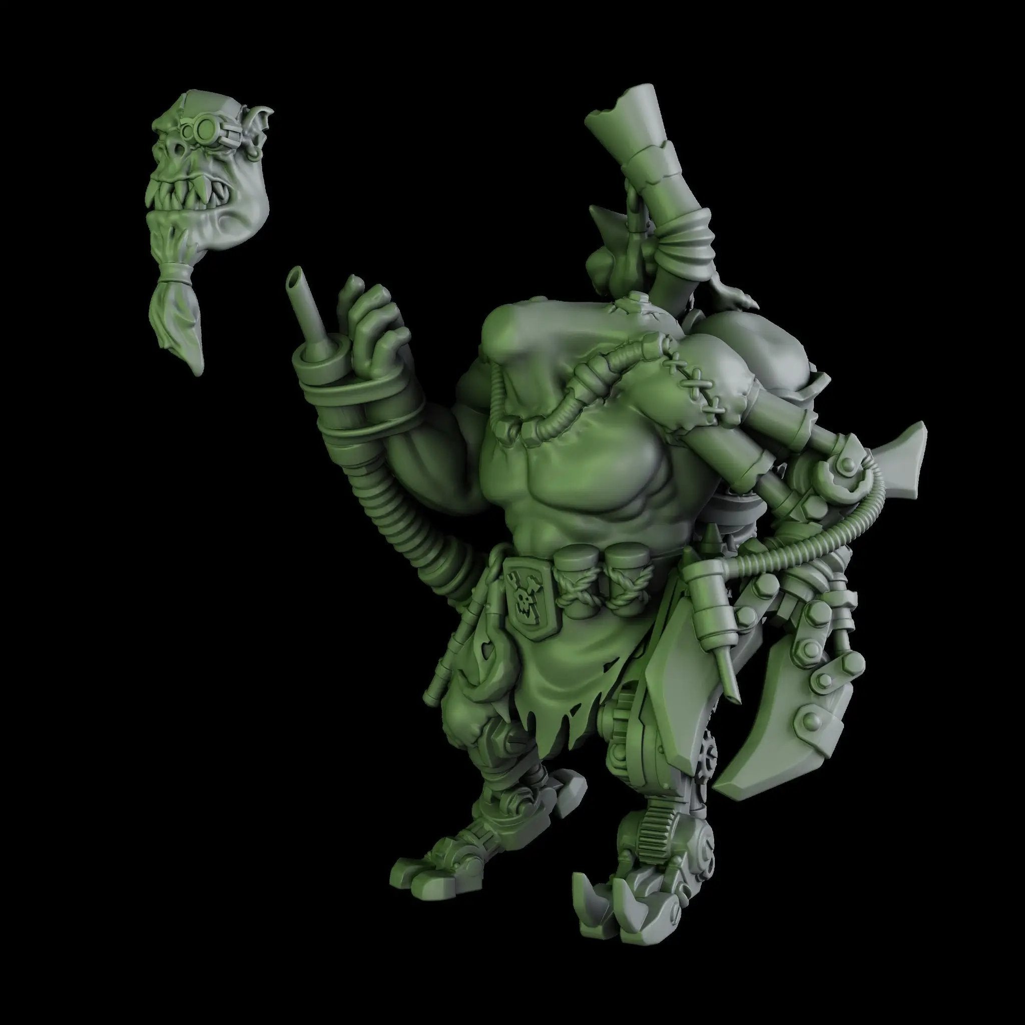 3d Printed Lecta Sawbones by DakkaDakka Miniatures by Last Hope Miniatures