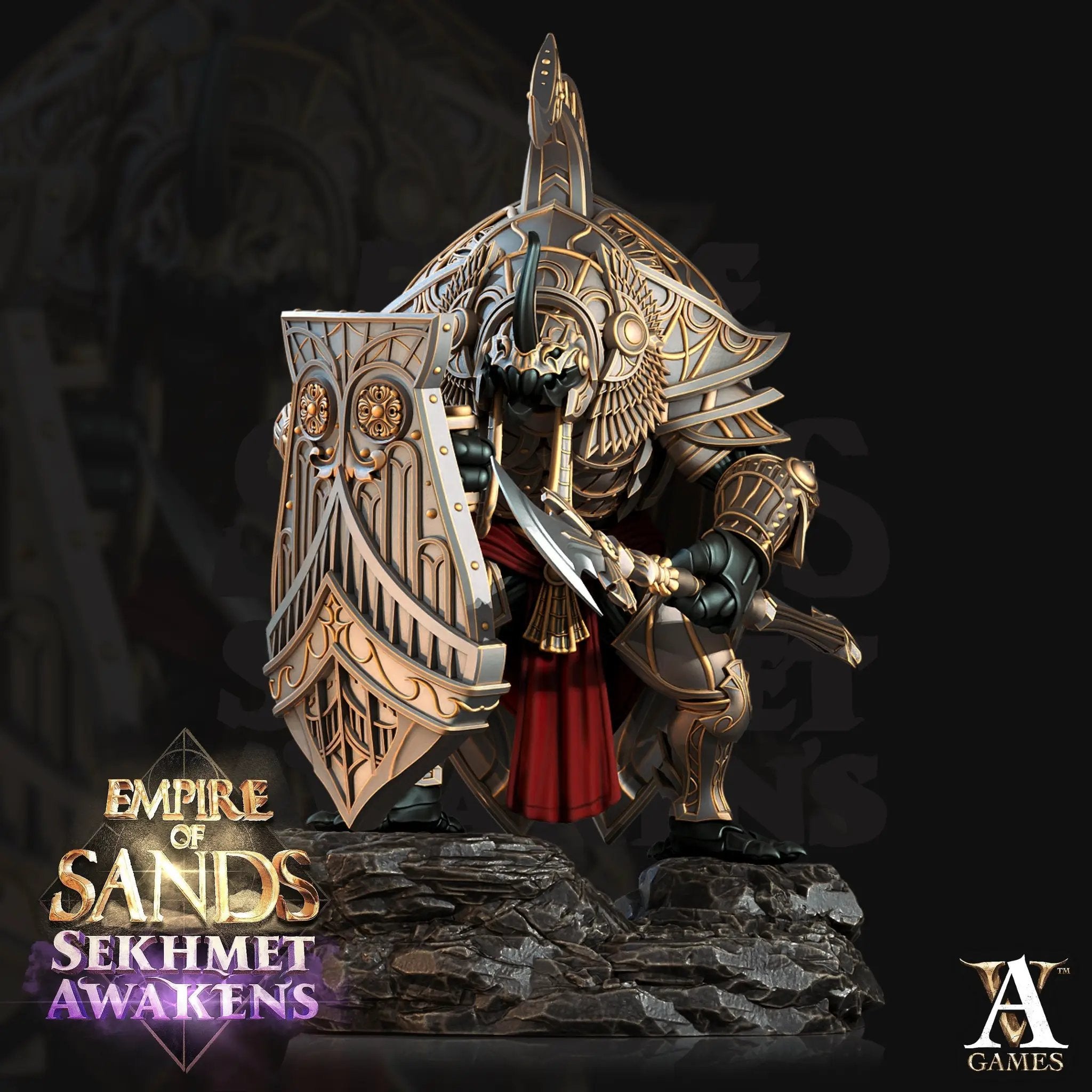 3D Printed Golden Scarabs by Archvillain Games by Last Hope Miniatures