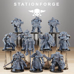 3D Printed Socratis Knights by StationForge Miniatures by Last Hope Miniatures